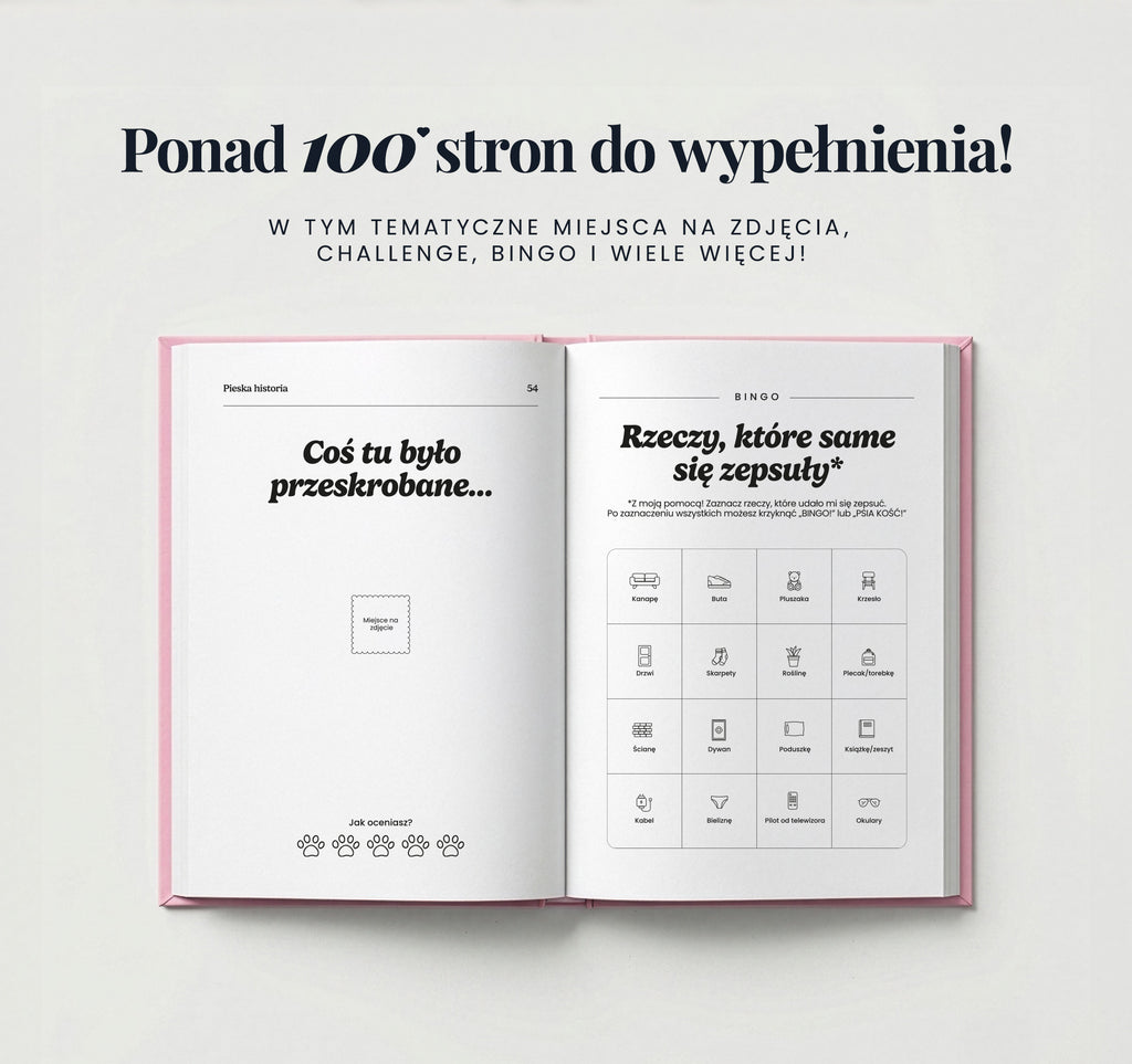 Pieska historia - album dla Twojego psa